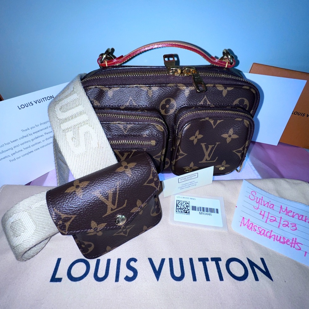 Louis Vuitton Authentic Monogram Utility Crossbody - image 1